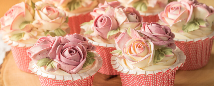 Flower Cupcakes Recipe | Bake with Stork