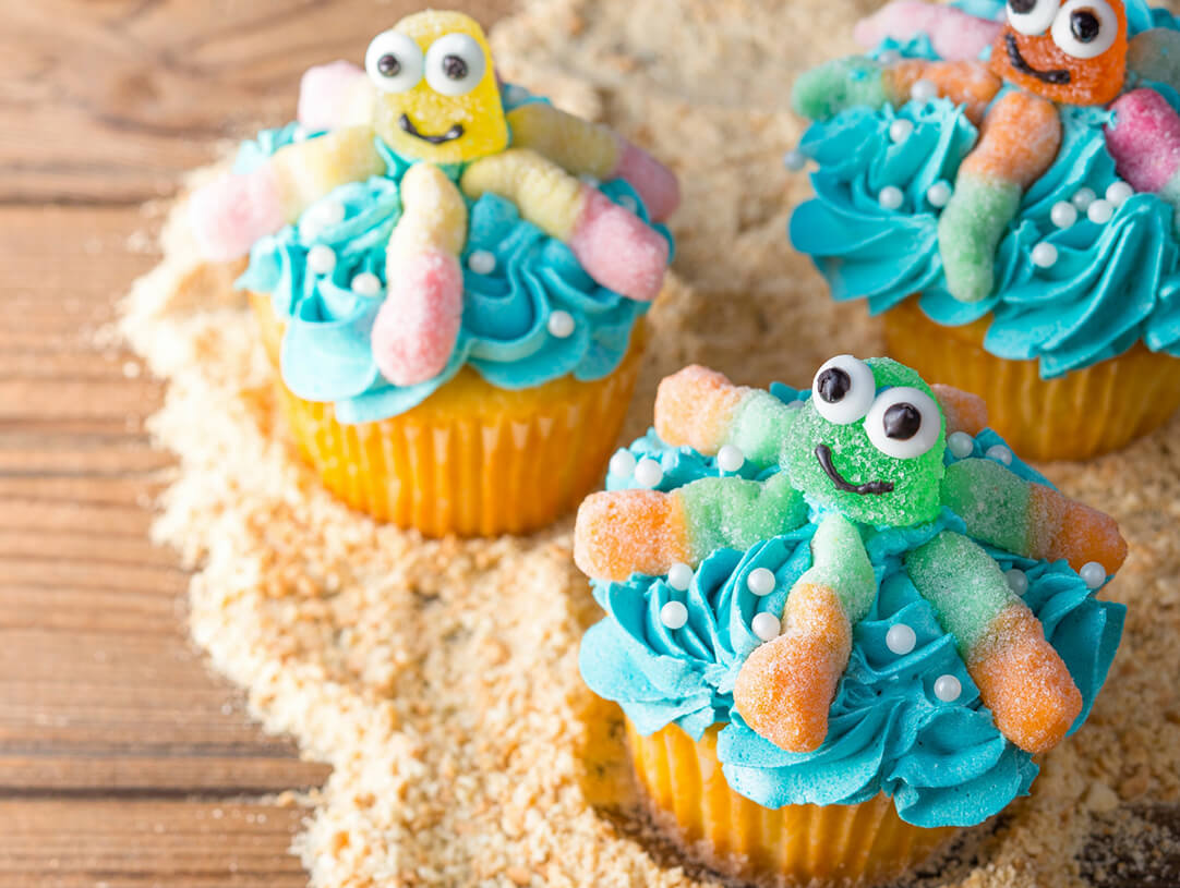 Sea Life Cupcakes Recipe | Bake with Stork