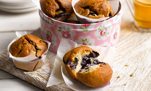 Blueberry Muffins Recipe | Bake with Stork