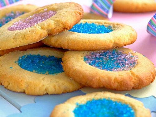 Cookies with Coloured Sugar