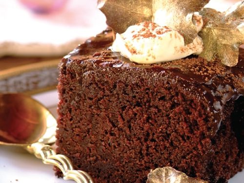 Chocolate Cake with Créme Fraiche