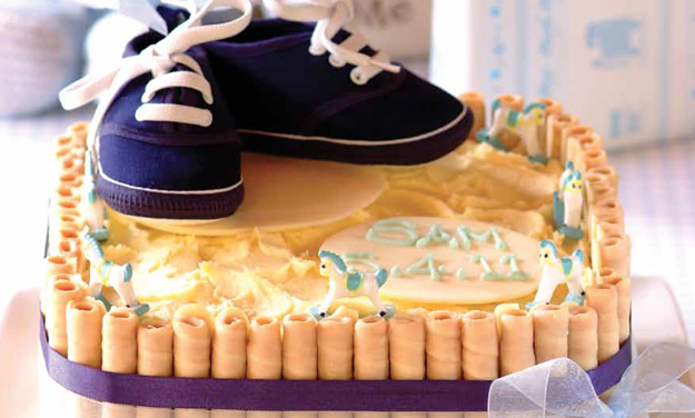 Christening Celebration Cake Recipe | Bake with Stork