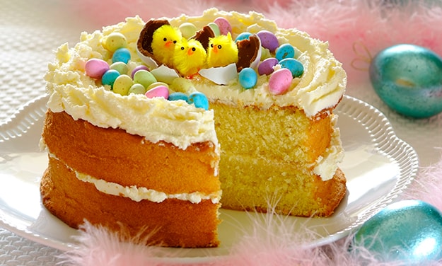 Easter Basket with Eggs Recipe | Bake with Stork