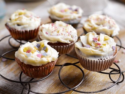 Fairy Cakes with Cream Cheese Icing