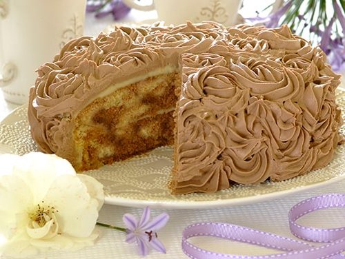 Mother’s Day Chocolate Orange Rose Cake