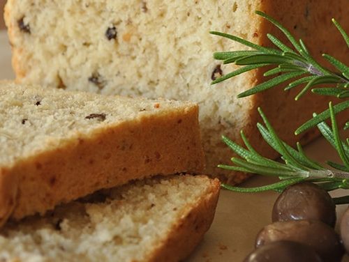 Rosemary, Garlic, Olive and Parmesan Bread