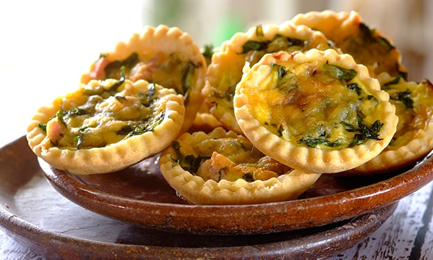 Spinach and Ricotta Individual Tarts Recipe | Bake with Stork