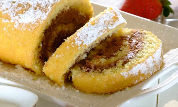 Classic Swiss Roll Recipe | Bake with Stork