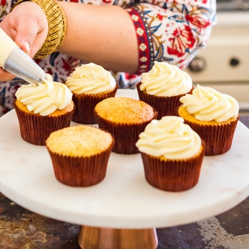 Naartjie Vanilla Cupcakes Recipe | Bake with Stork