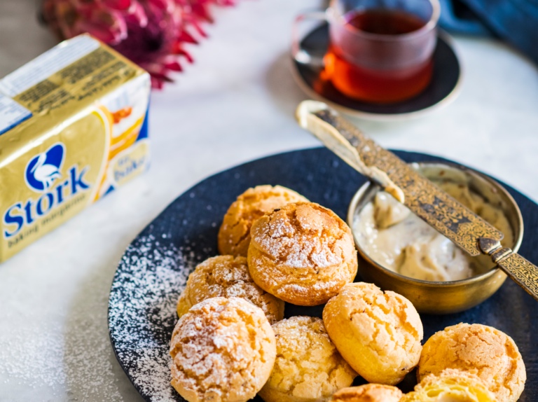 Crispy Crème Puffs with Rooibos & Star Anise Custard | Stork