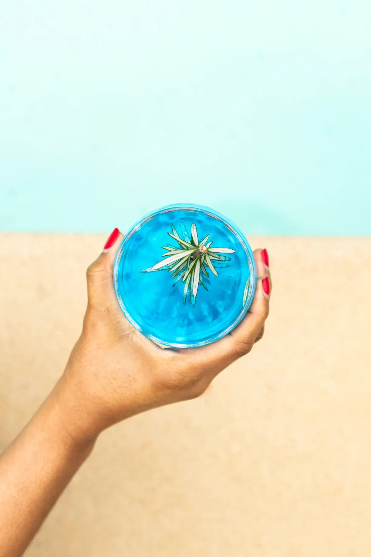 BLUE GLITTER COCKTAIL - Stork