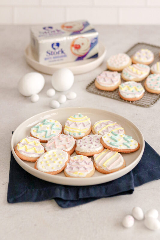 Iced Easter Sugar Cookies
