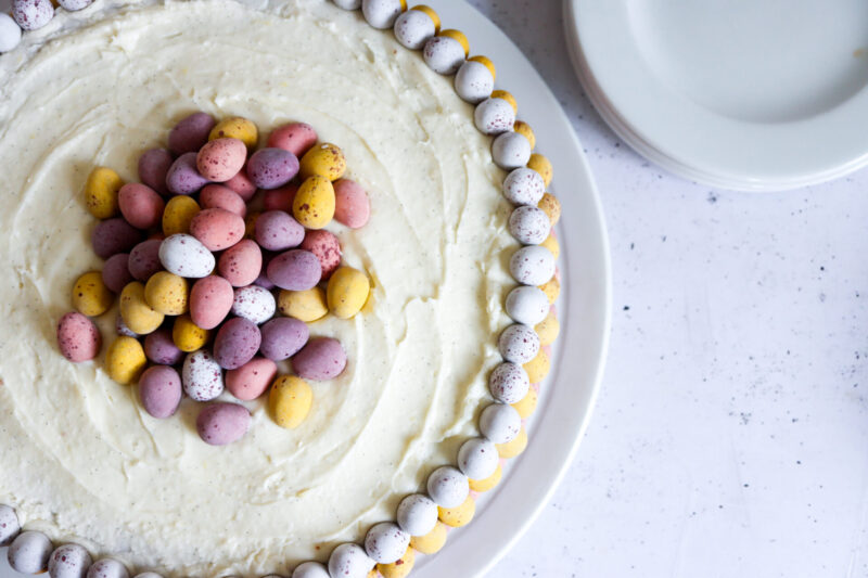 Easter Carrot Cake with Cream Cheese Frosting