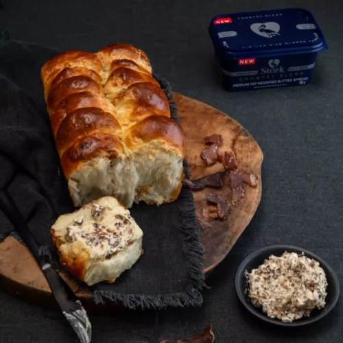 Biltong & Cheese Pull-Apart Brioche