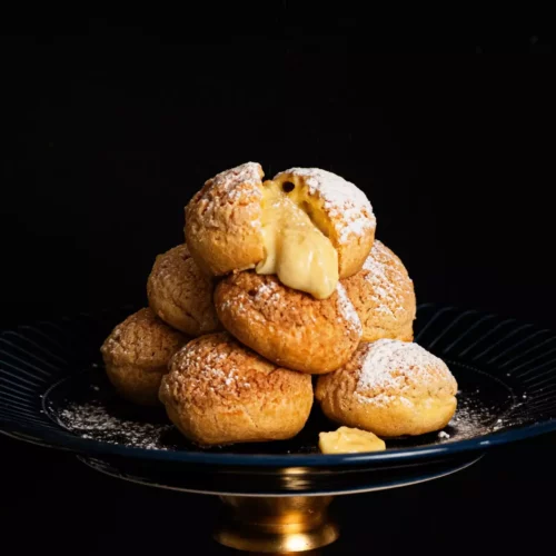 Milk Tart Inspired Profiteroles